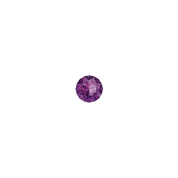 Swarovski 24pp/3mm XIRIUS Chaton 1088 Amethyst  Crystals color  (50pcs pack)  