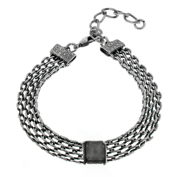 10mm Imperial setting on 15cm flat mesh chain almost finished bracelet base