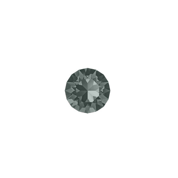 Swarovski 24ss/5.5mm Chaton XILION 1028 Black Diamond Crystals color -  15pcs packs 