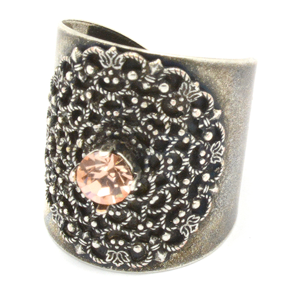 24ss Filigree decorated ring base