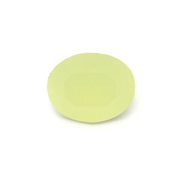 Opaque Light Lemon Green Glass Stone for Oval 10X8mm setting-5pcs pack