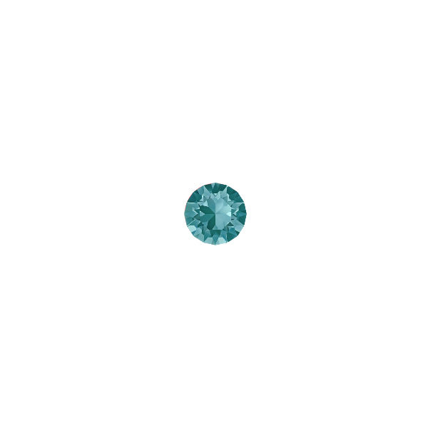 Swarovski 24pp/3mm XIRIUS Chaton 1088 Blue Zircon Crystals color  (50pcs pack) 