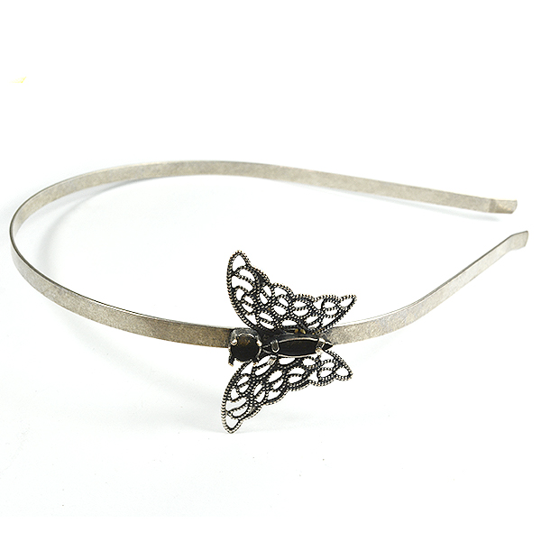 Headband with 15-4 Navette butterfly Element
