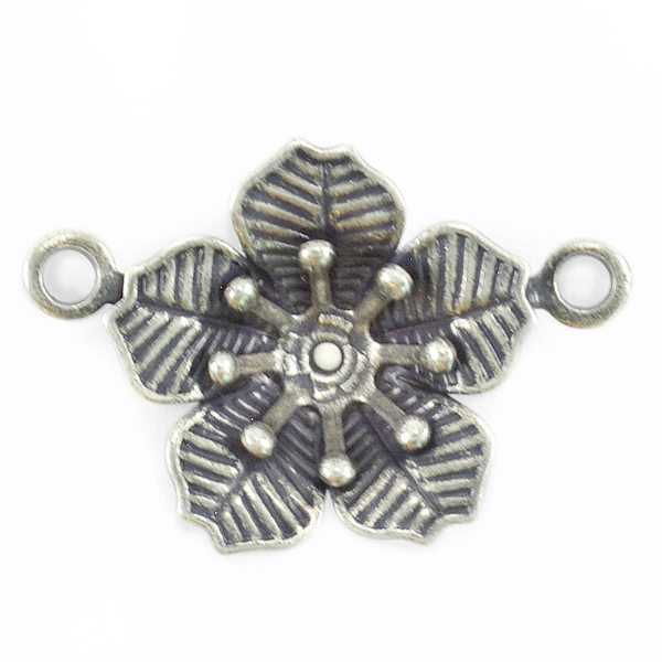 29ss Flower Pendant base with Two side loops