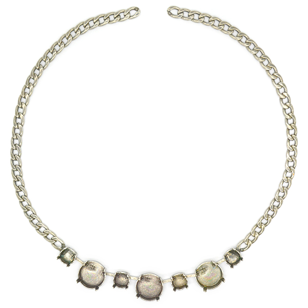 14mm Rivoli and 39ss Gourmet Necklace base