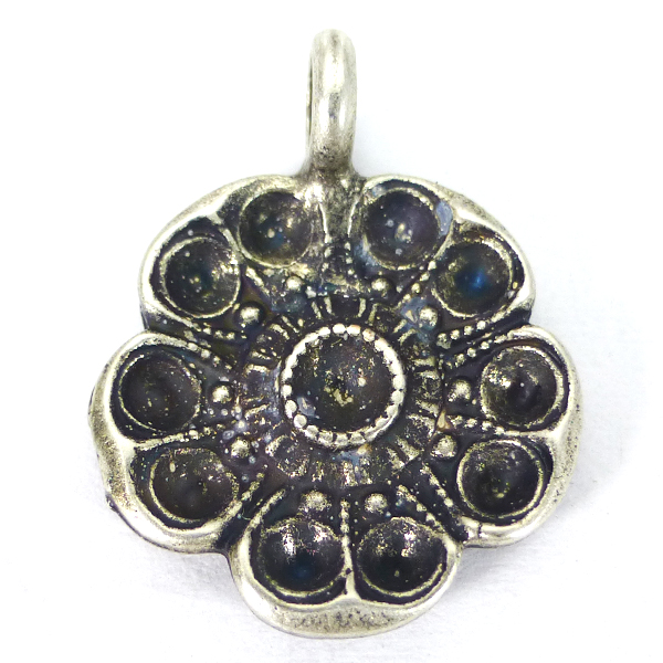 Flower 14pp and 16pp pendant base with top loop