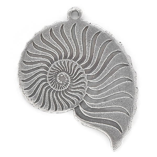 Sea Shell Pendant with top loop  