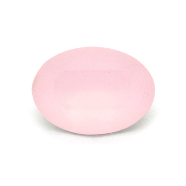 Milky Light Rose Glass Stone for Oval 10X14mm setting