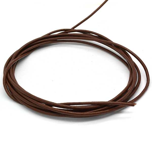 2mm Light Brown color leather 