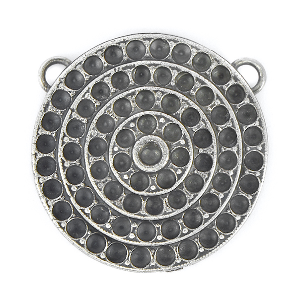 18pp, 24pp Round Pendant base with two top loops