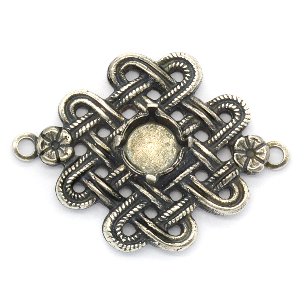 Braided metal element with 39ss Pendant base