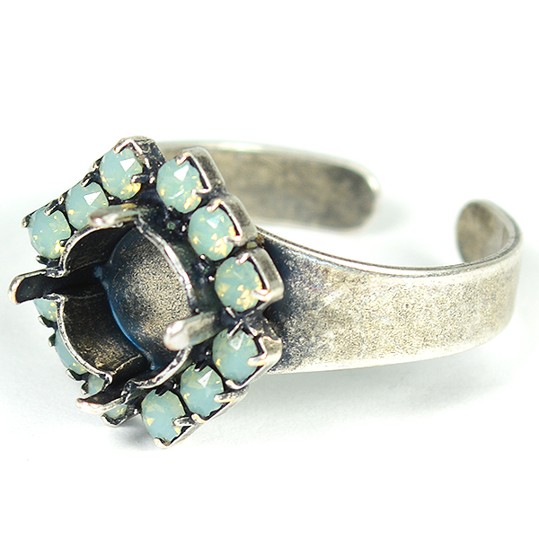 39ss/8mm Ring base with Rhinestoness