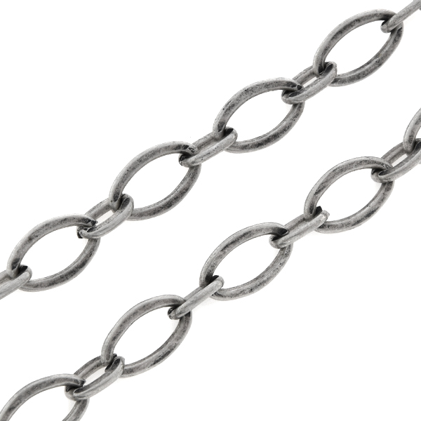 11x7mm and 7x5mm Brass Oval link Chain by meter