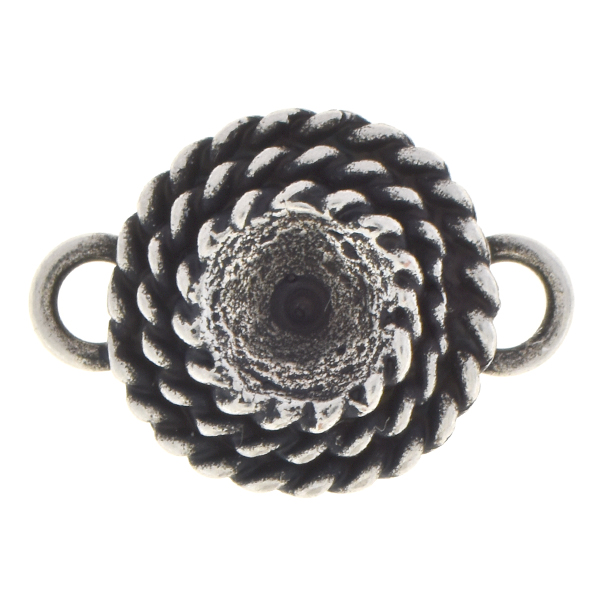 29ss Rope jewelry connector with two side loops