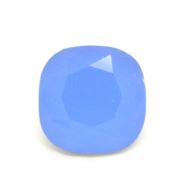 Opaque Blue Glass Stone for 4470 12X12mm Square setting