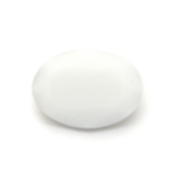 White Alabaster Glass Stone for Oval 10X14mm setting