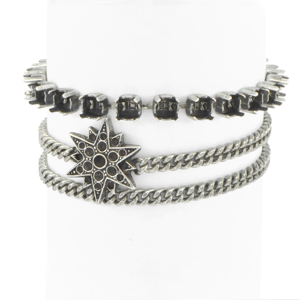 24ss cup chain North Star Wrap Around Bracelet base