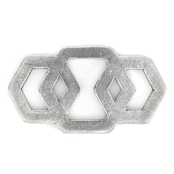 Three Hollow Hexagons Jewelry connector  