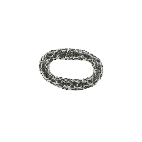 19.6x12.8mm Asymmetric Oval metal Jewelry connector 
