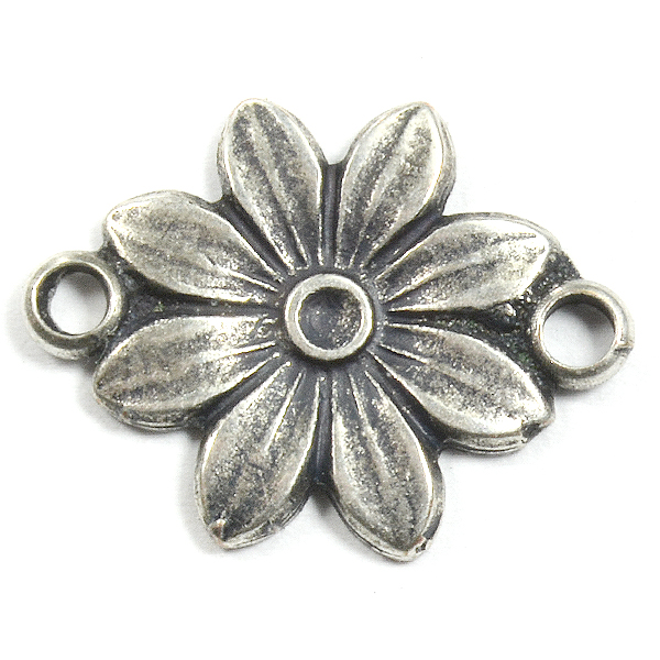 Flower casting with 2 side loops