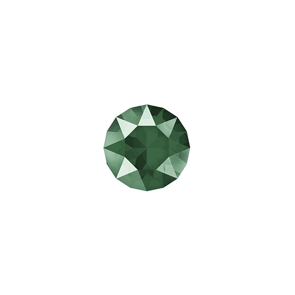 Swarovski 29ss/6mm Chaton XIRIUS 1088  Royal Green Crystals color 