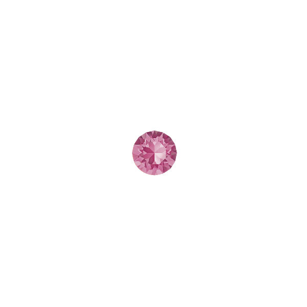 Swarovski 24pp/3mm XIRIUS Chaton 1088 Rose Crystals color  (50pcs pack) 