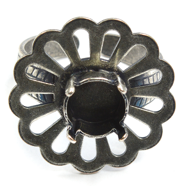 Flower ring base with 39ss setting 