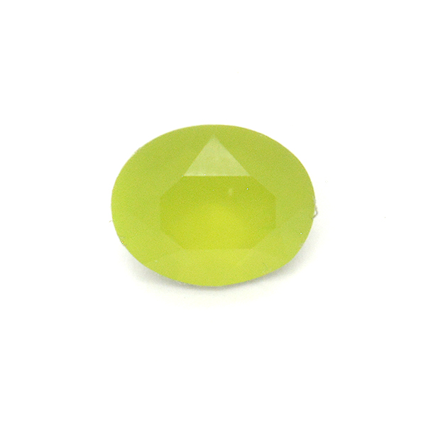 Opaque Light Green Glass Stone for Oval 10X8mm setting-5pcs pack