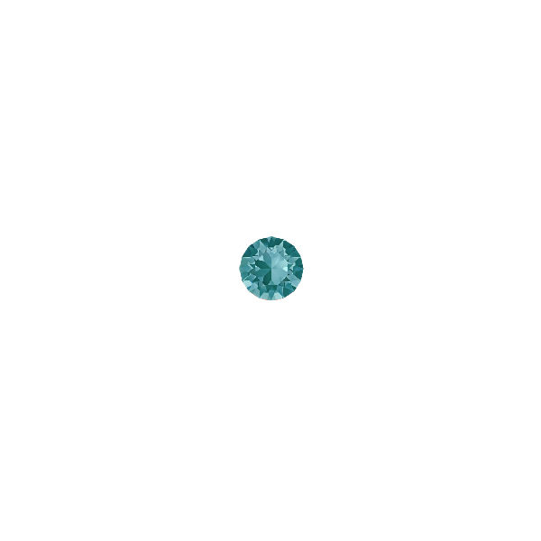 Swarovski 18pp/2.4mm XIRIUS Chaton 1088 Blue Zircon Crystals color  (50pcs pack) 
