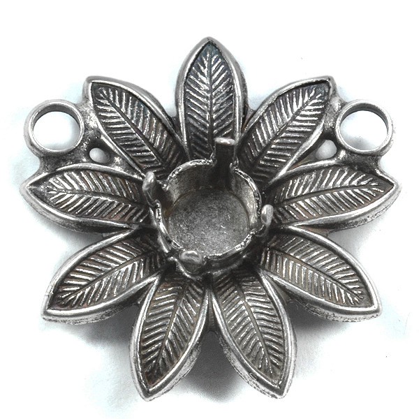 Flower pendant base with 39ss setting