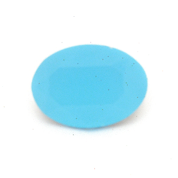 Turqouise Glass Stone for Oval 10X14mm setting