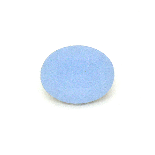 Opaque Light Blue Glass Stone for Oval 10X8mm-5pcs pack 