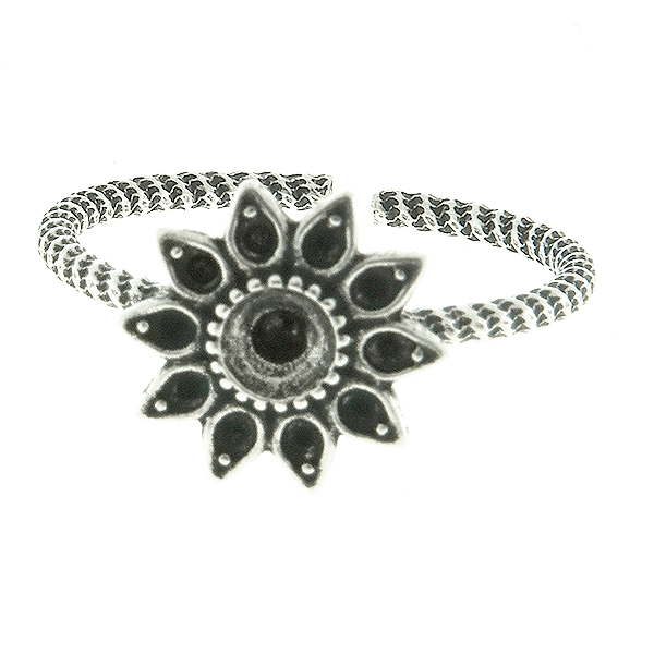 8pp and 32pp metal casting Daisy Flower Adjustable ring base