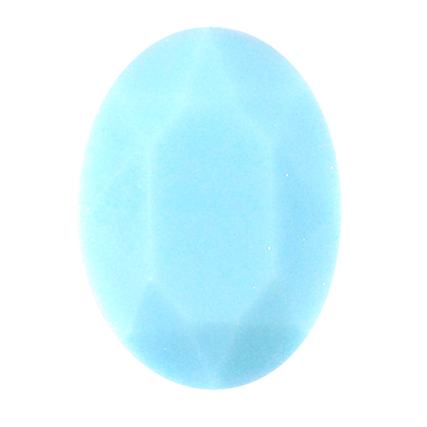 Light Turquoise Glass Stone for Oval 13X18mm setting