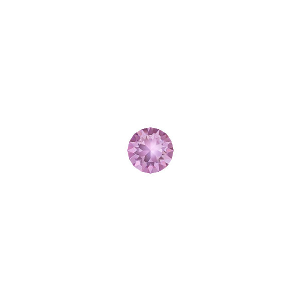 Swarovski 24pp/3mm XIRIUS Chaton 1088 Light Amethyst Crystals color  (50pcs pack)