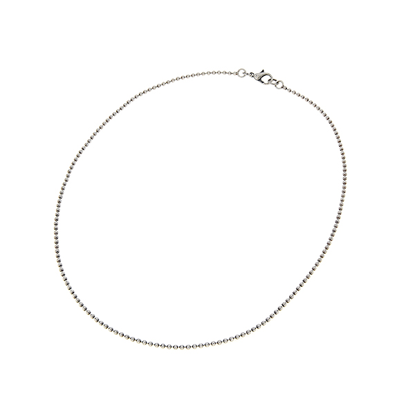 45cm of 2mm Ball chain necklace with clasp
