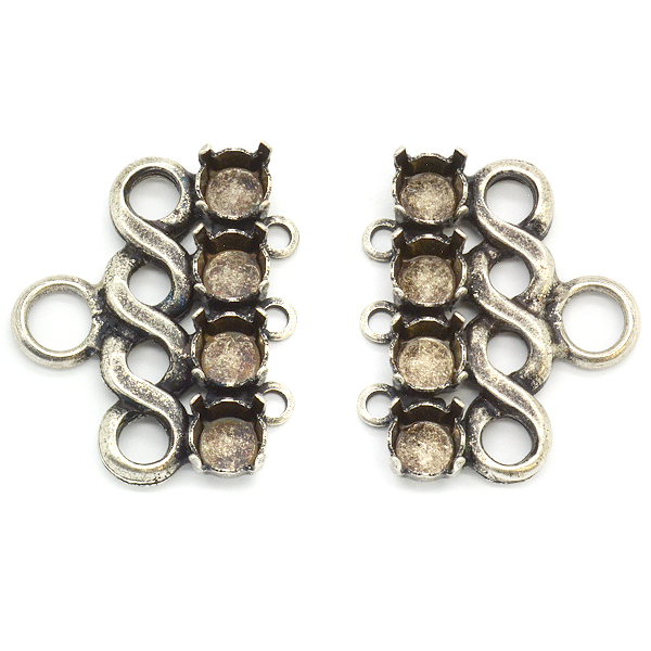 29ss Infinity Connector with  one 8mm side loop and 3 side loops  
