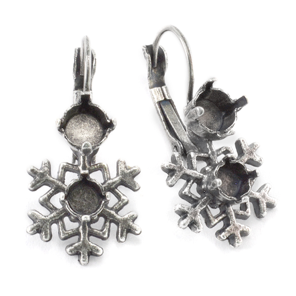 24ss and 29ss Snowflake Drop Earring base