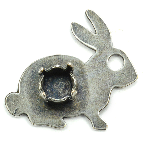 Bunny pendant base with 24ss setting