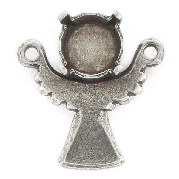 39ss Angel Pendant base with two top loops