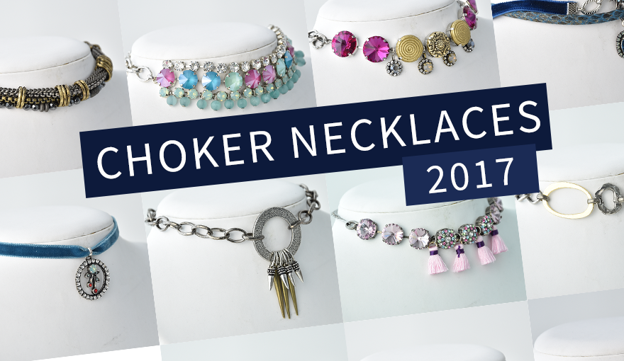 Choker necklaces Tutorial DIY
