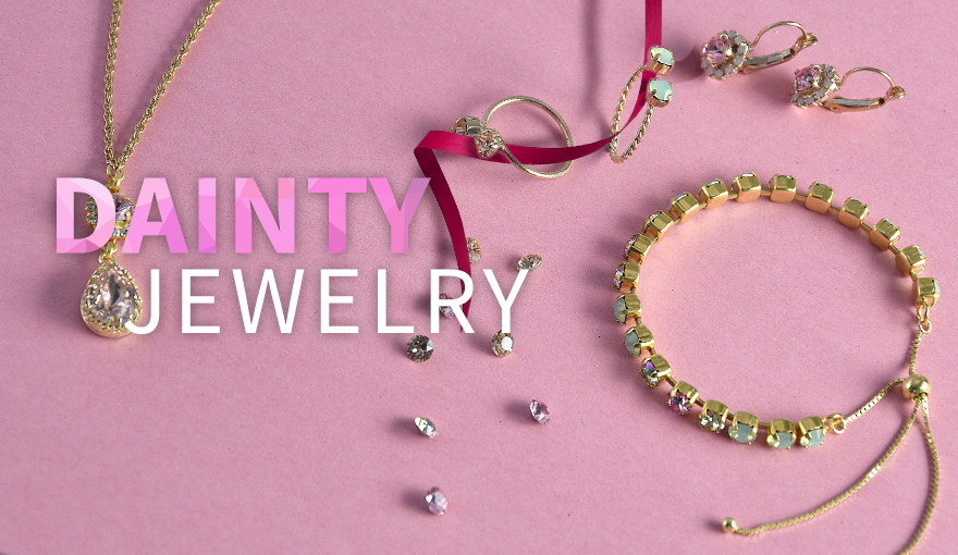 Dainty Jewelry collection for spring