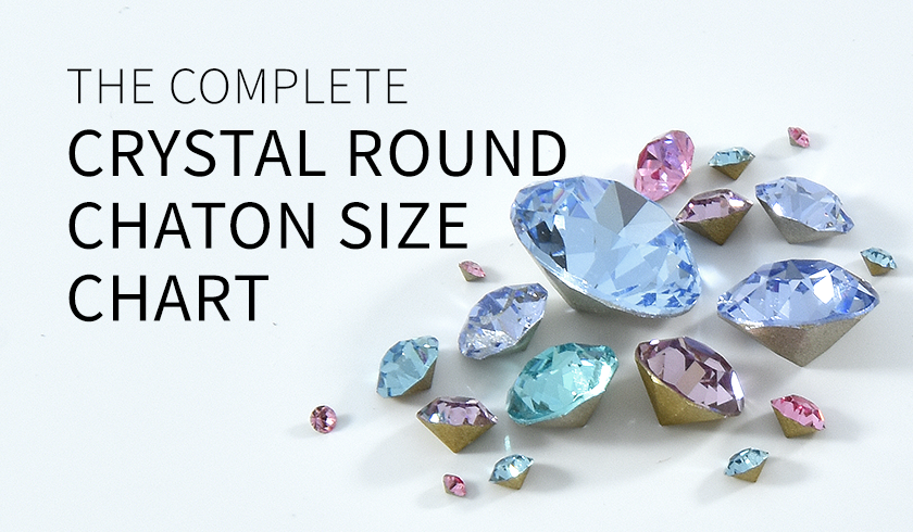 Crystals Round and Fancy stones size chart guide