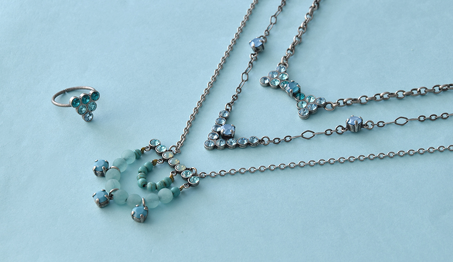 Gita's new 32pp bases collection makes a beautiful jewelry for every occasion