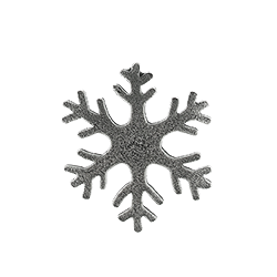 Metal Casting Snowflake Set 4
