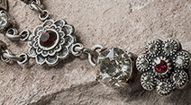 Metal Flower Necklace combination 