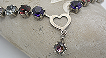 39ss Necklace with a Heart cup chain Connector