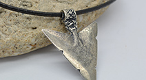 Spearhead Leather Necklace