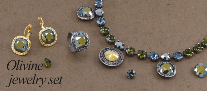 Olivine jewelry set