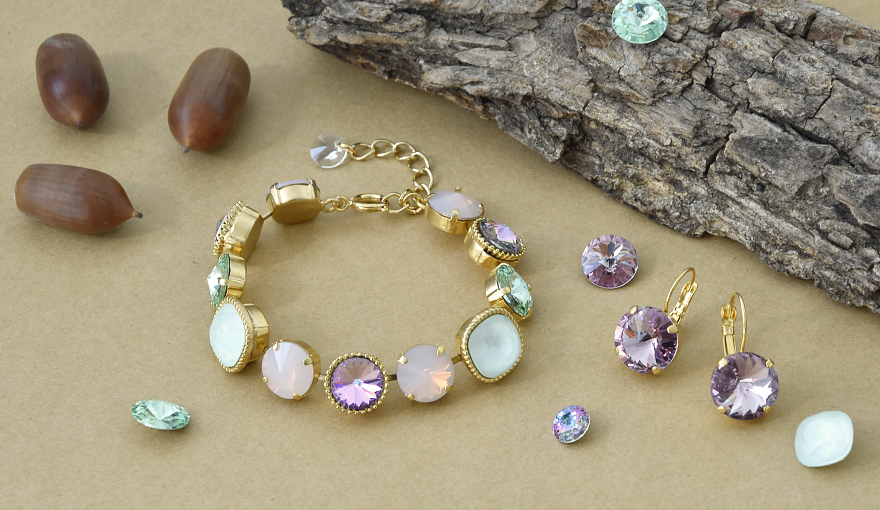 Pastel color jewelry inspiration